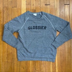 Glossier tri-blend raglan sleeve sweatshirt